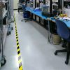 cintas de demarcación rayas diagonales
